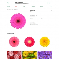 Готовый интернет-магазин подарков и цветов