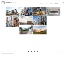 Готовый сайт архитектурного бюро
