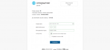 Платежная система "«Банк Открытие» - Интернет-эквайринг"