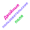 Двойные пользовательские поля